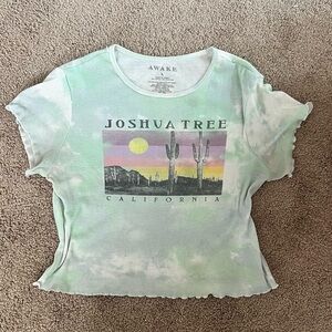 Awake Pastel Tie-Dye Joshua Tree Tee